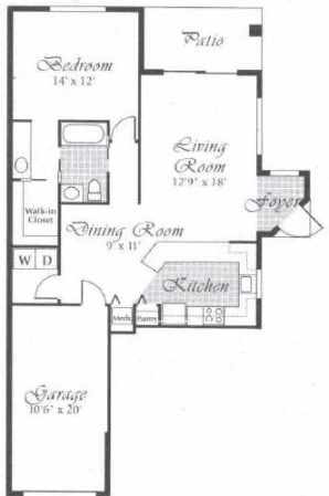 apartment floorplans delray rental beach 1260 feet square